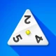 Triominos, dominos triangles icon