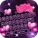 Keyboard - Neon Love Theme icon