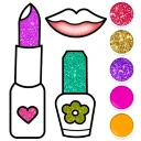 Glitter Beauty Coloring Pages icon