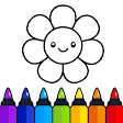 Coloring games for kids: 2-5 y icon