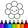 Coloring games for kids: 2-5 y icon