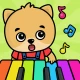 Kinder piano spelletjes icon