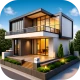 House Design Plan 3D icon