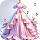 Jeu coloriage princesse icon