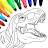 Dino Coloring Game icon