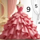 Dress Color: Paint by Number icon