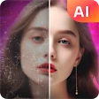 Bilder Schärfen mit AI Foto icon