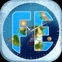 Flat Earth Sun & Moon Clock icon