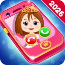 Pink Princess Baby Phone icon