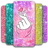Glitter Wallpaper: Theme, Icon icon