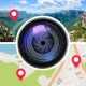 GPS 写真 : 位置情報と地図付き icon