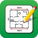Huisontwerpplan 3D: herbouw icon