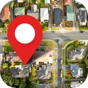 GPS Satellite View Earth Map icon