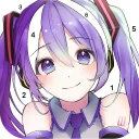 Anime Cosplay Coloring Pages icon