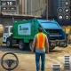 City Garbage Trash Truck Game icon