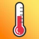 Raumtemperatur-Thermometer icon
