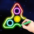 Fingerspinner: Glow Art Draw icon