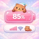 Emoji Battery Icon Customize icon
