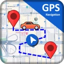GPS ナビゲーション 地図、 交通 icon