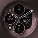 Rose Gold Analog Watch Face icon