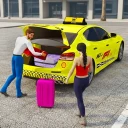 City Taxi Driving Car Games 3D icon