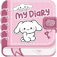Diary with Fingerprint Lock icon