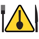 Lebensmittelwarnung icon