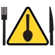 Lebensmittelwarnung icon