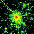 Light pollution map icon
