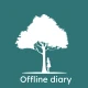 Under Trees - Offline diary icon