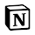 Notion: Notes, Tasks, AI icon