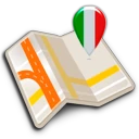 Map of Rome offline icon