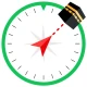 מצפן קיבלה・כיוון קיבלה icon
