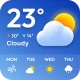 Wettervorhersage mit Radar icon
