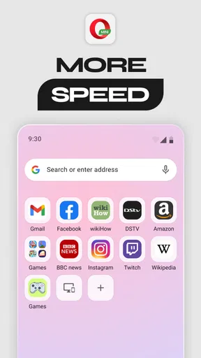 Webbrowser Opera Mini screenshot
