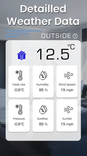 Kamertemperatuur Thermometer screenshot