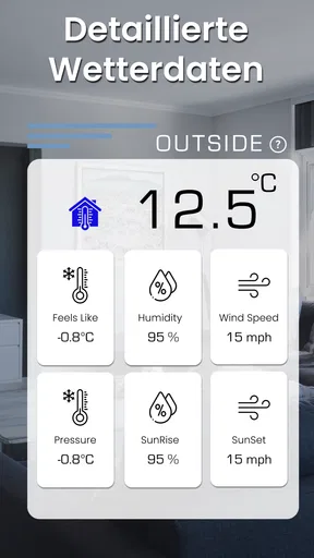 Raumtemperatur-Thermometer screenshot