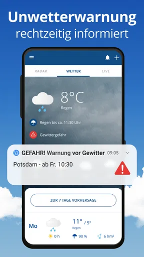wetter.com Wetter & Regenradar screenshot