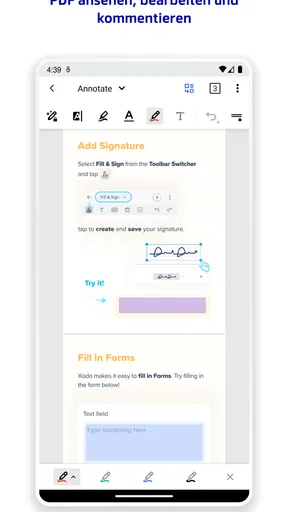 PDF Reader & Editor: Xodo screenshot