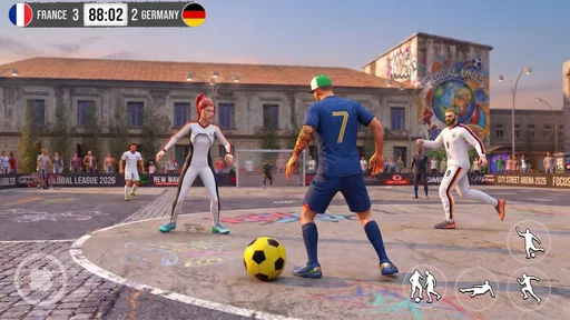 Football de rue Jeux de futsal screenshot