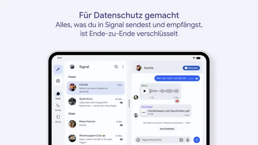 Signal – Sicherer Messenger screenshot