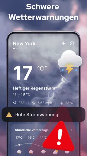 Wettervorhersage mit Radar screenshot