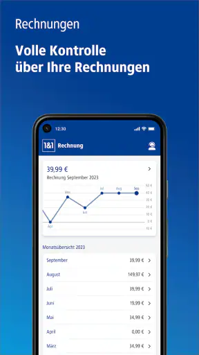 1&1 Control-Center screenshot