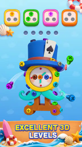 3D Screw Out: Bolt Sort Master screenshot