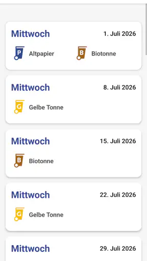 abfallApp MEG screenshot