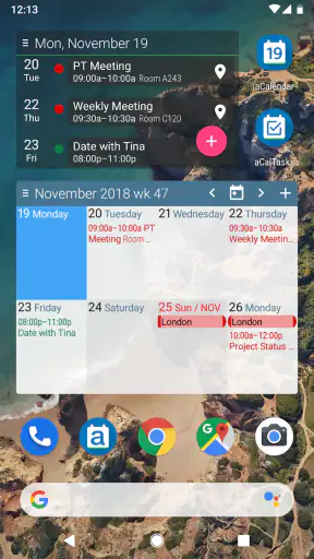 aCalendar+ Kalender & Tasks screenshot