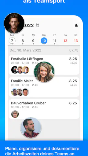 Achim App Arbeitszeiterfassung screenshot