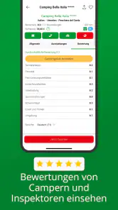 ACSI Campingplätze Europa App screenshot