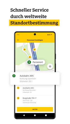 ADAC Pannenhilfe screenshot