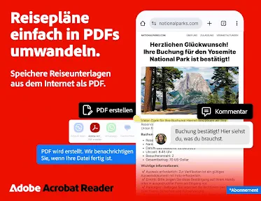 Adobe Acrobat Reader für PDF screenshot